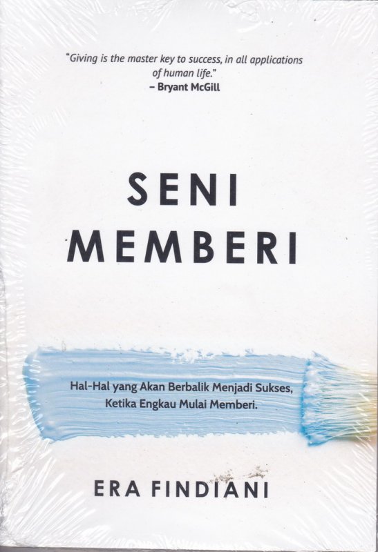 Cover Buku SENI MEMBERI