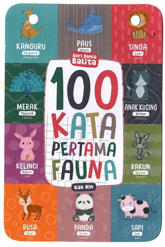 Cover Buku Seri Dunia Balita: 100 Kata Pertama Fauna