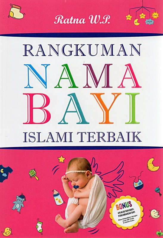 Cover Depan Buku Rangkuman Nama Bayi Islami Terbaik