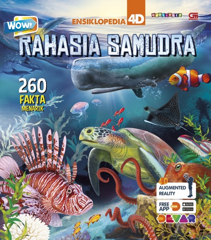 Cover Buku  Wow! Ensiklopedia 4D: Rahasia Samudra 