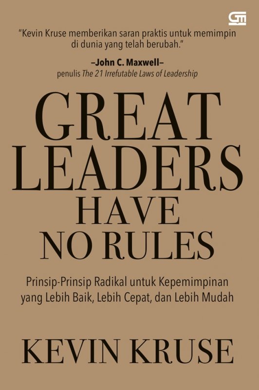 Cover Buku Great Leaders Have No Rules