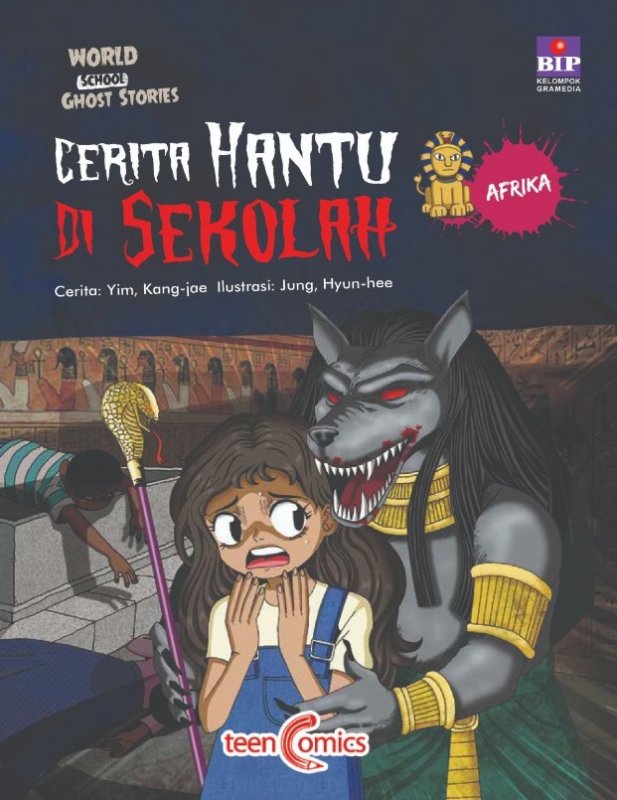 Cover Buku Cerita Hantu Di Sekolah : Afrika