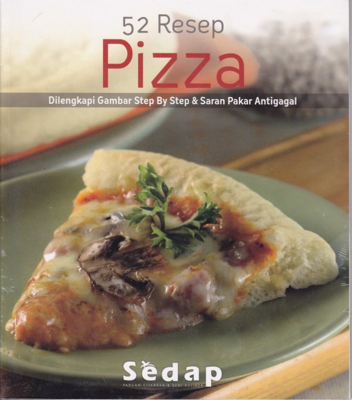 Cover Buku 52 Resep Pizza BK ( Full Color ) 