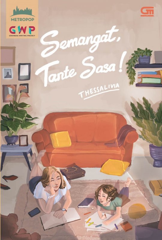 Cover Buku Buku Metropop: Semangat, Tante Sasa!
