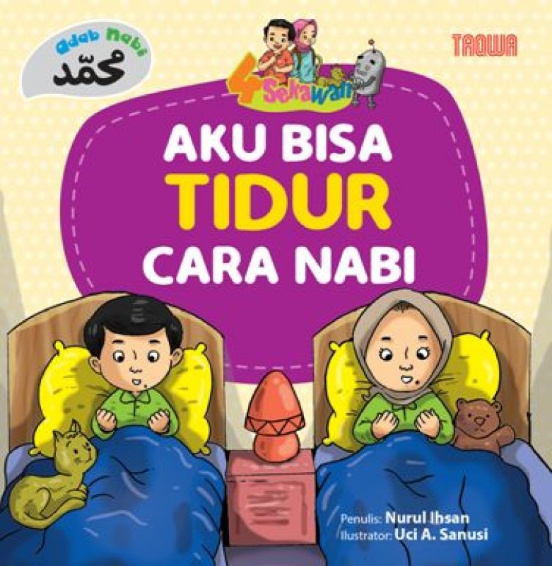 Cover Depan Buku Aku Bisa Tidur cara Nabi ( Niaga )
