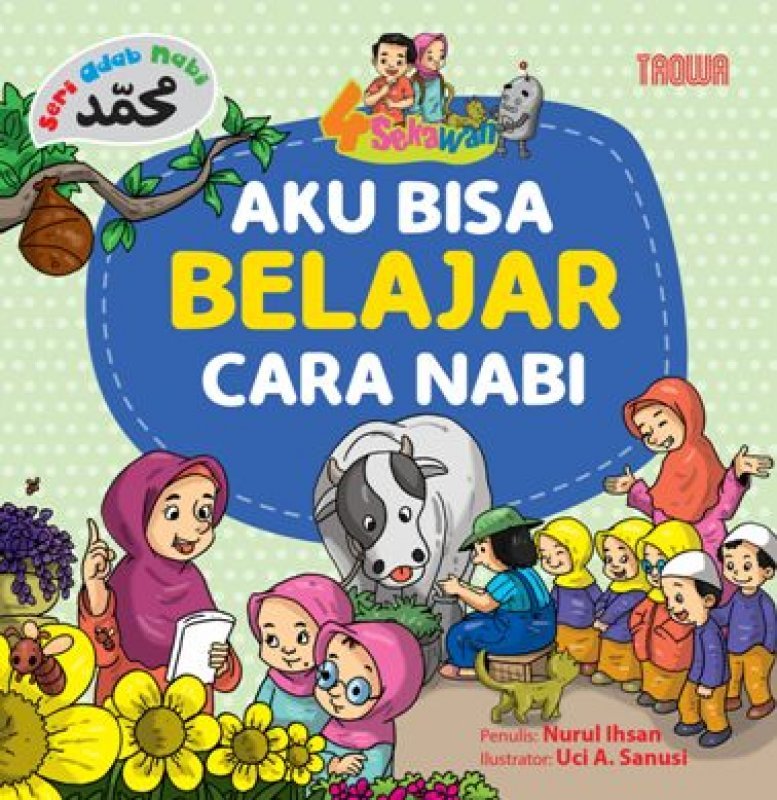 Cover Belakang Buku Aku Bisa belajar cara Nabi ( Niaga ) 