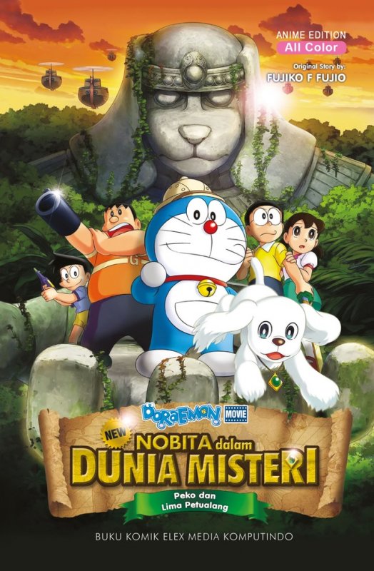 Cover Buku New Doraemon Movie: Nobita Dalam Dunia Misteri
