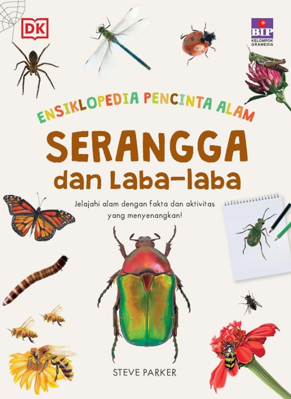 Cover Buku Seri Ensiklopedia Pencinta Alam : Serangga Dan Laba-Laba