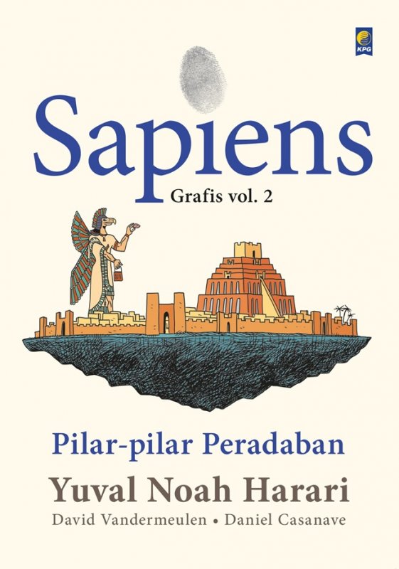 Cover Buku Sapiens Grafis vol. 2: Pilar-pilar Peradaban