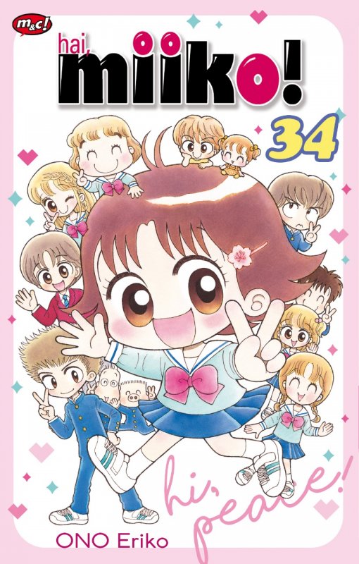 Cover Buku Hai, Miiko! 34 - Premium (Bonus Cableholder)