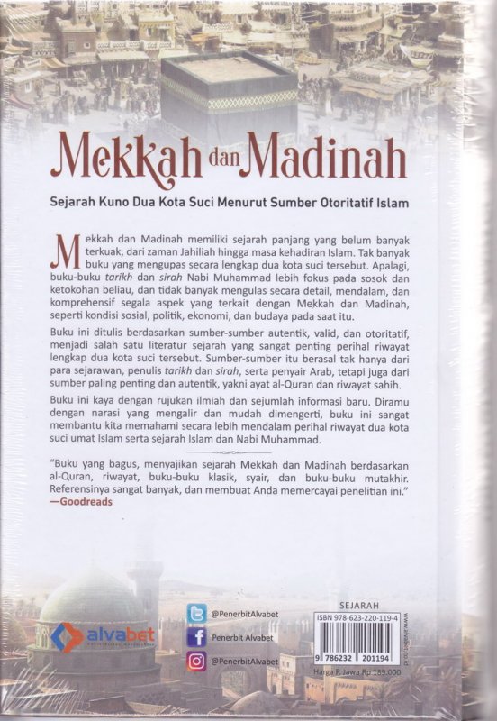 Cover Belakang Buku Mekkah dan Madinah ( Hard Cover 