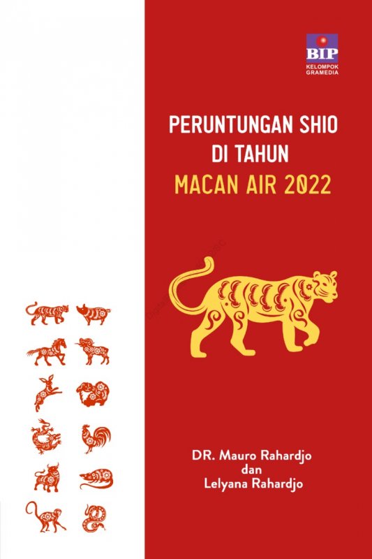 Cover Buku Peruntungan Shio di Tahun Macan Air 2022