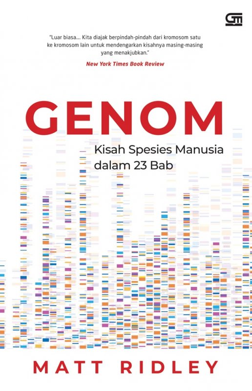 Cover Buku Genom: Kisah Spesies Manusia Dalam 23 Bab Cover Baru