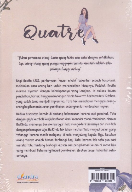 Cover Belakang Buku Quantre