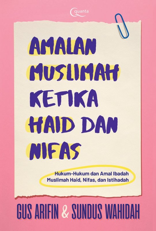 Cover Buku Amalan Muslimah Ketika Haid dan Nifas