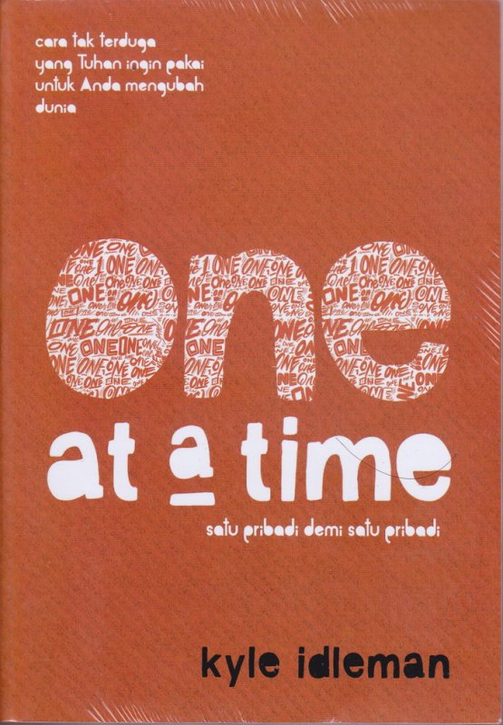 Cover Buku Satu Pribadi Demi Satu Pribadi : One At A Time