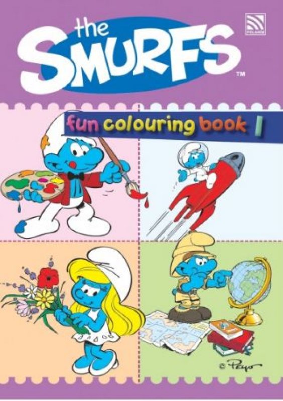 Cover Buku The Smurfs Fun Colouring Book 1