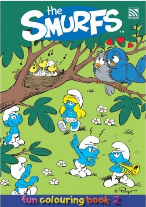 Cover Buku The Smurfs Fun Colouring Book 2