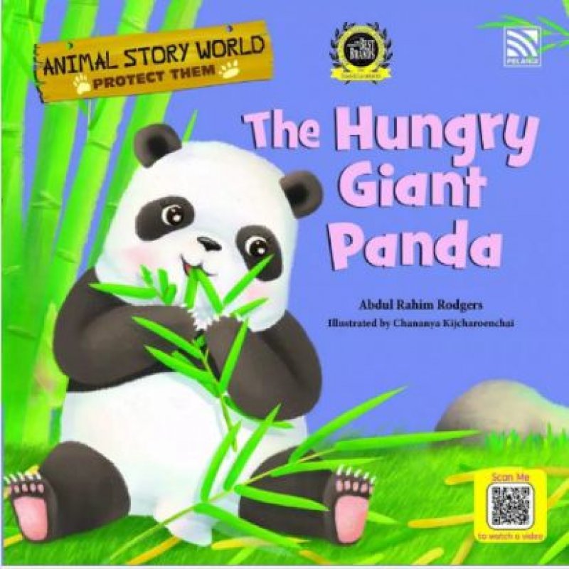 Cover Buku Animal Story World : The Hungry Giant Panda