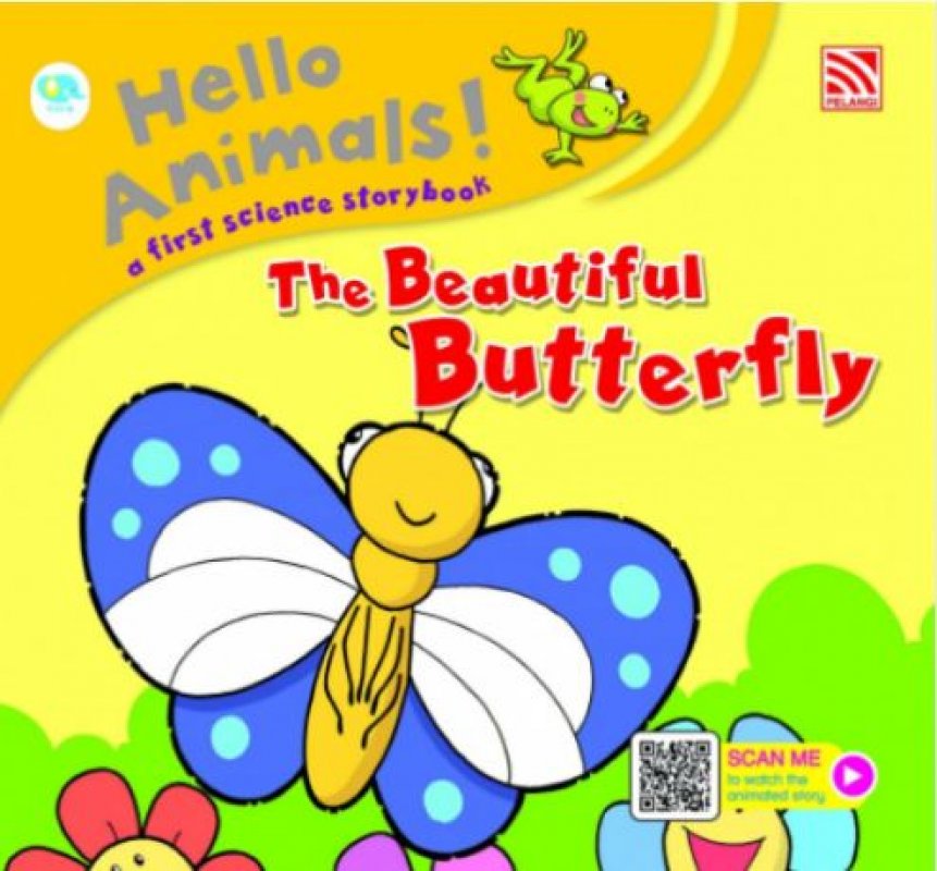 Cover Buku Hello Animals - The Beautiful Butterfly (W/AR)