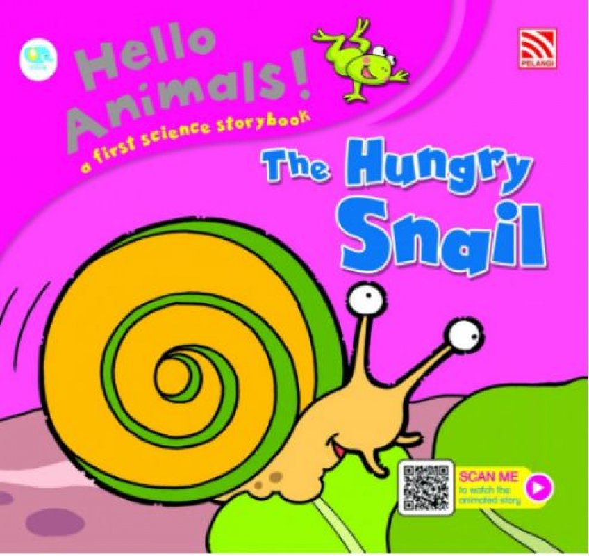 Cover Buku Hello Animals - The Hungry Snail (W/AR)
