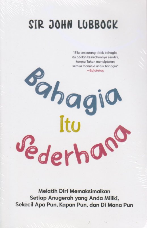 Cover Buku Bahagia Itu Sederhana New