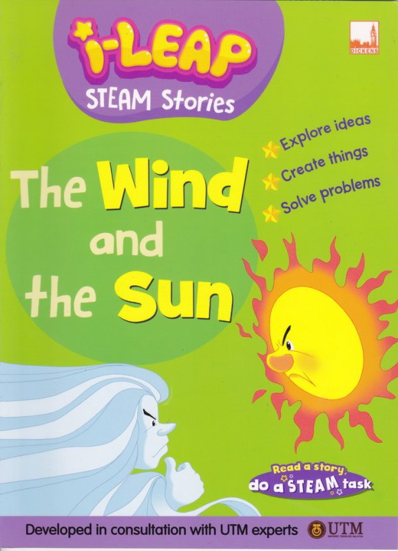 Cover Buku I-Leap Steam Stories-The Wind and The Sun