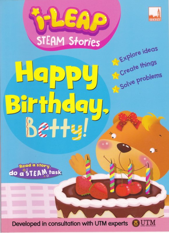 Cover Buku I-Leap Steam Stories-Happy Birthday,Betty!