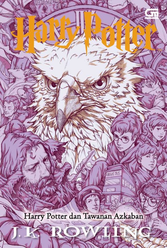 Cover Buku Harry Potter dan Tawanan Azkaban (cover baru)