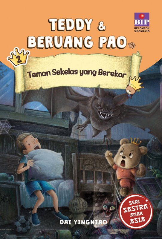 Cover Buku Seri Teddy & Beruang Pao: Teman Sekelas yang Berekor