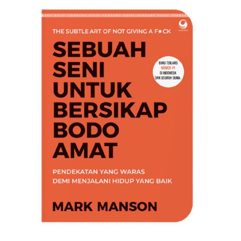 Cover Buku Sebuah Seni untuk Bersikap Bodo Amat (edisi handy)