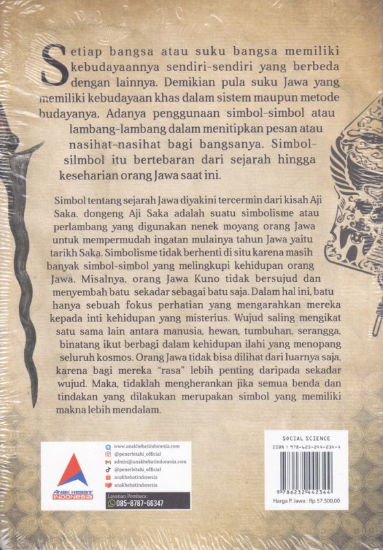 Cover Belakang Buku Asal Muasal Orang Jawa