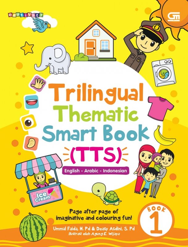 Cover Buku Trilingual Thematic Smart Book (TTS) (English-Arabic-Indonesian) - Book 1