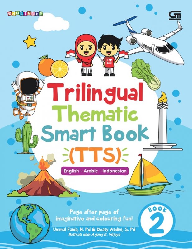 Cover Buku Trilingual Thematic Smart Book (TTS) (English-Arabic-Indonesian) - Book 2