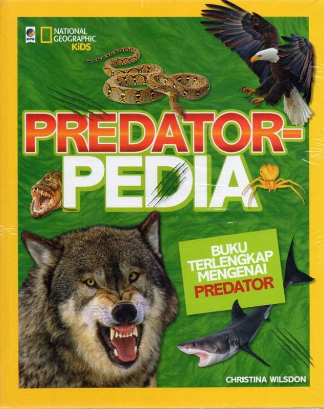Cover Depan Buku National Geographic Predatorpedia