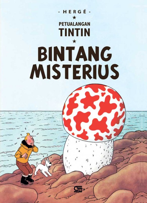 Cover Buku Petualangan Tintin : Bintang Misterius