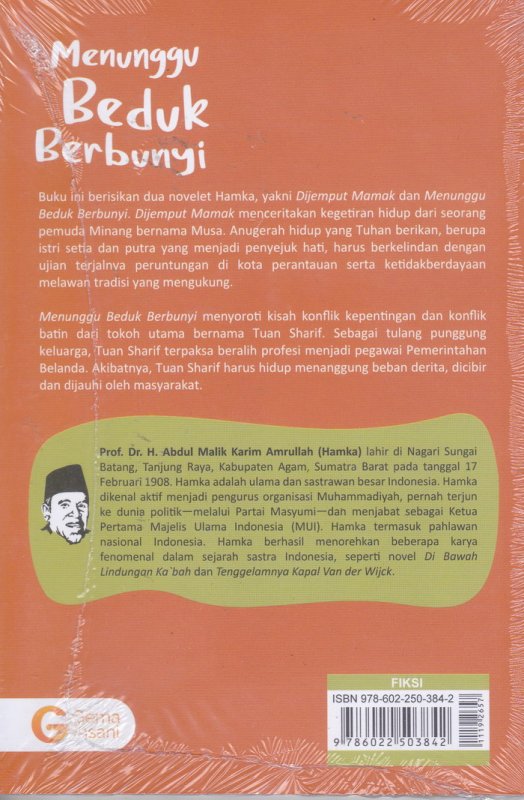 Cover Belakang Buku Menunggu Beduk Berbunyi (cover Baru)