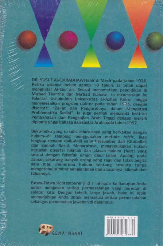 Cover Belakang Buku Fatwa Fatwa Kontemporer jilid 1 (HC)