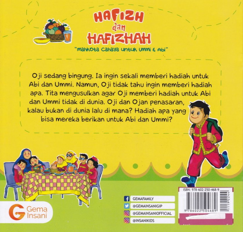 Cover Belakang Buku Hafizh dan Hafizhah