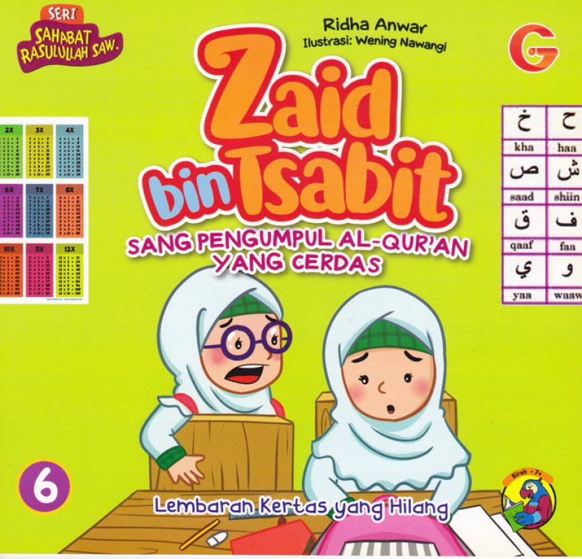 Cover Buku Zaid bin Tsabit Sang Pengumpul AL-Qur