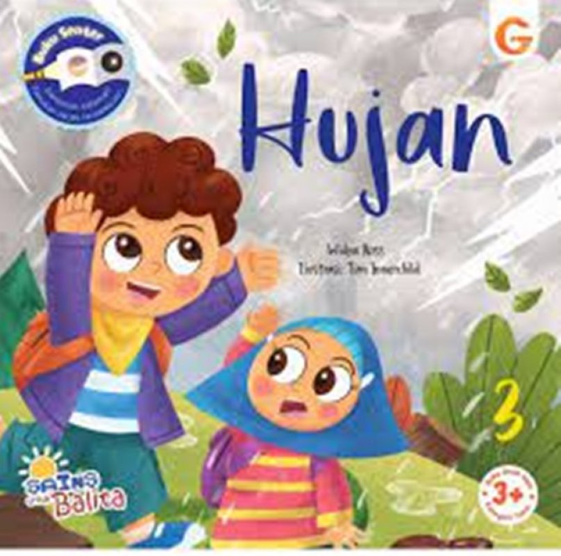 Cover Buku Seri Sains Untuk Balita : Hujan