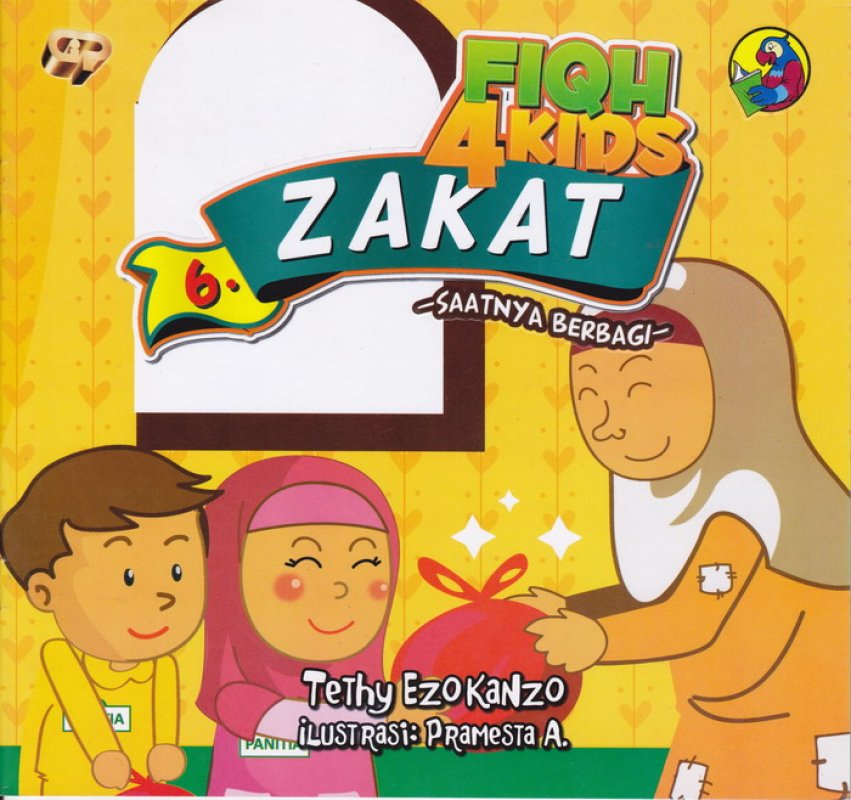Cover Buku Fiqih 4 KIds Zakat saatnya berbagi