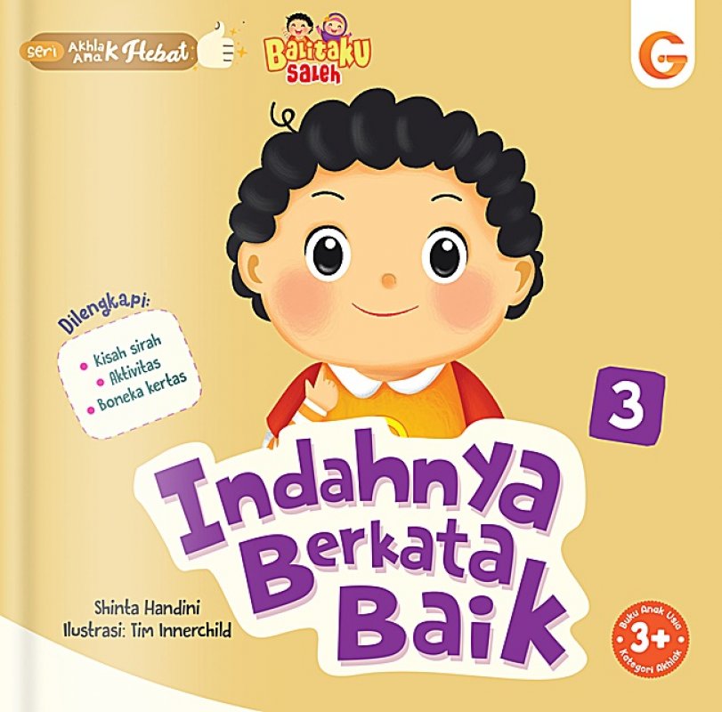 Cover Buku Seri Akhlak Anak Hebat 3 : Indahnya Berkata Baik