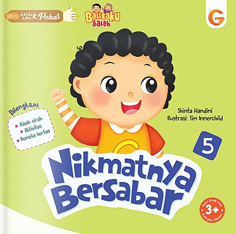 Cover Buku Seri Akhlak Anak Hebat 5 : Nikmatnya Bersabar
