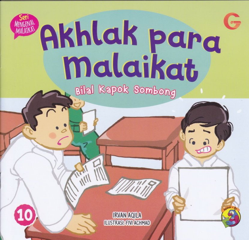 Cover Buku Akhlak Para Malaikat Bilal Kapok Sombong#10