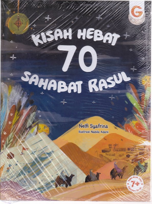 Cover Buku 1Set Kisah Hebat 70 Sahabat Rasul