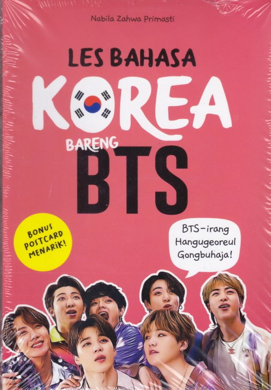 Cover Buku Les Bahasa Korea Bareng BTS
