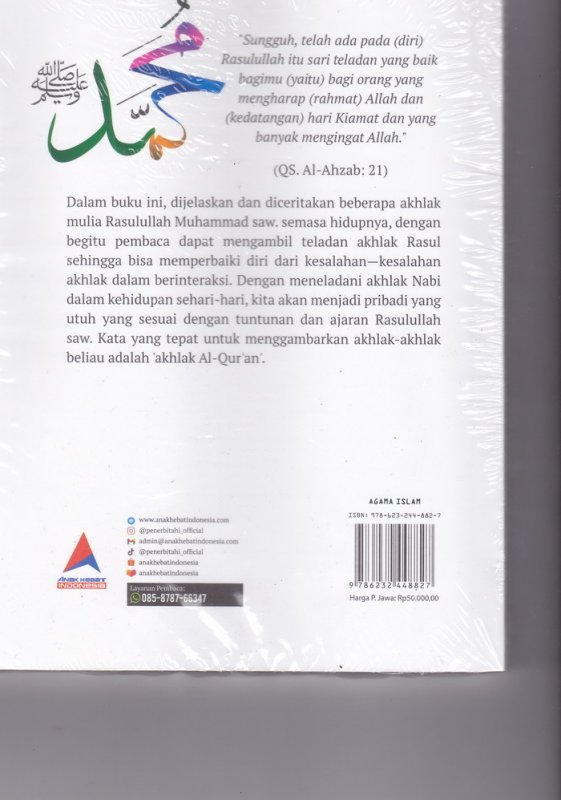 Cover Belakang Buku Muhammad Sang Manusia Akhlak Terpuji