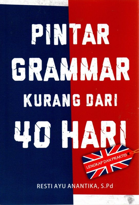 Cover Buku Pintar Grammar Kurang Dari 40 Hari