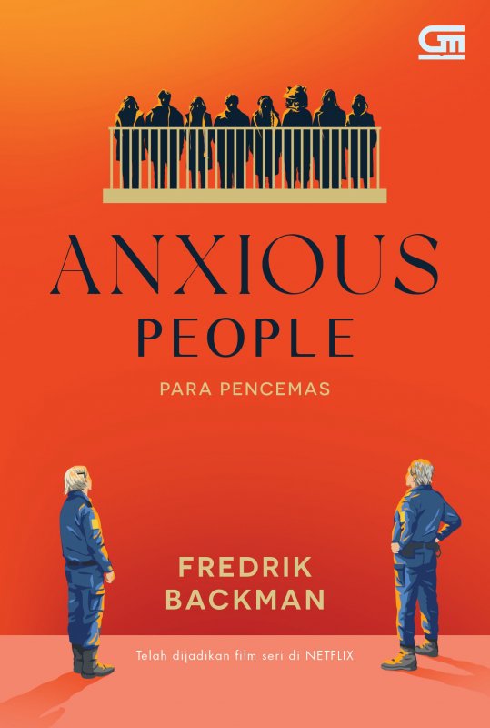 Cover Buku Anxious People (Para Pencemas)